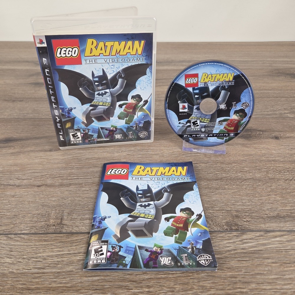 LEGO Batman: The Videogame (PS3, 2008) CIB Complete Tested Working